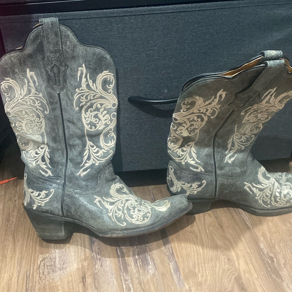 Corral Gray Cowboy boots